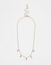 Collares Cortos Strass Collar Con Multi Charms De Cubic Zirconia - Dorado