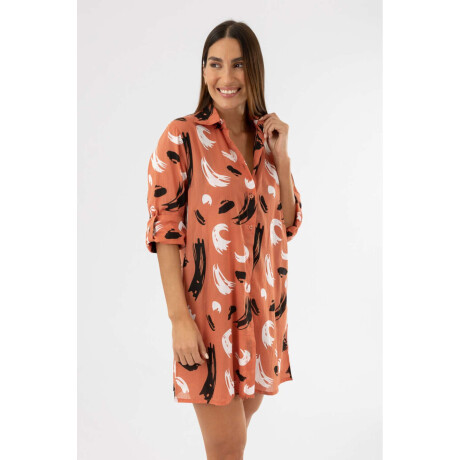 Camisola freshly luna Brick abstract