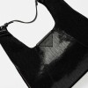 Cartera al hombro The Shopping En Cuero Grabado Snake Negro