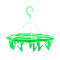 Tender Plastico Colgante 18 Broches Organizador Perchero Color verde