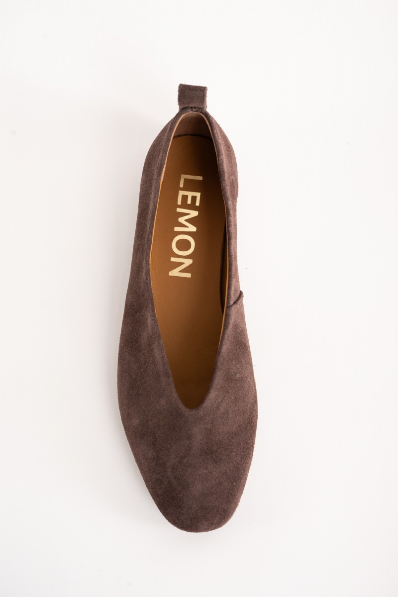 Chatita Gamuza Chocolate