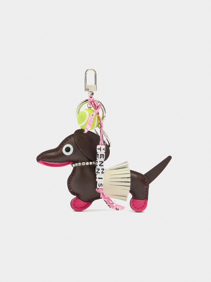 Llavero Charm Perro multicolor