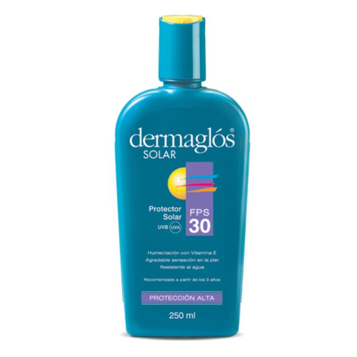 DERMAGLOS SOLAR FPS 30 EMULS.X 250 ML. F única