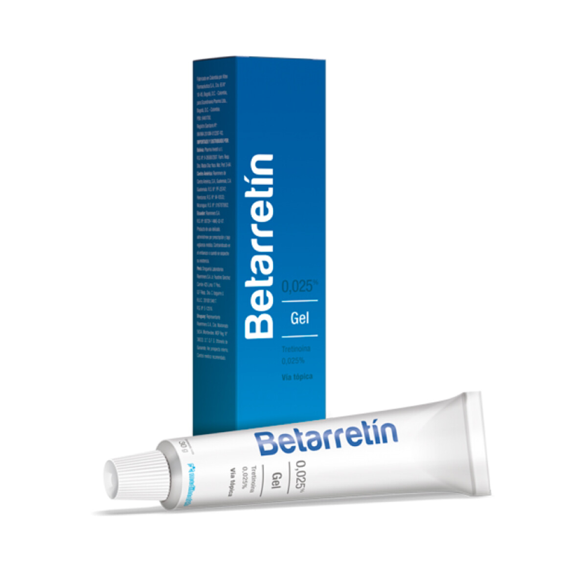 Betarretin 0.025% Gel 30g | Tratamiento Dermatológico para el Acné