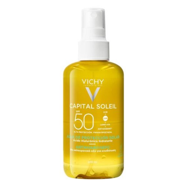 Agua Protectora e Hidratante FPS 50 Capital Soleil 200 ml - Vichy Agua Protectora e Hidratante FPS 50 Capital Soleil 200 ml - Vichy