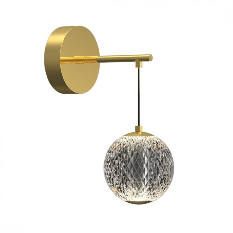 Aplique Led bocha dorada luz flotante 5W Aplique Led bocha dorada luz flotante 5W
