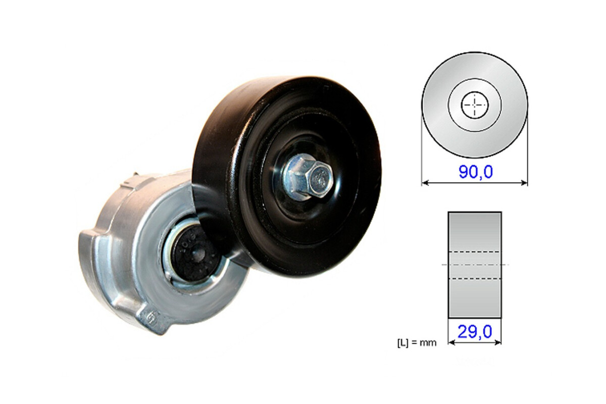 Tensor De La Correa Chrysler Voyager 96-25 Tensor De La Correa Chrysler Voyager 96-25