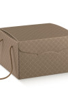 Caja secreto con cordon 24,5x24,5x15 - 37286 - MATELASSE CUOIO Caja secreto con cordon 24,5x24,5x15 - 37286 - MATELASSE CUOIO