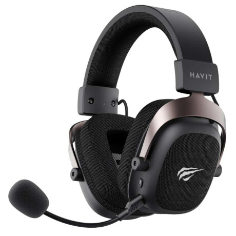 Auriculares Havit Gaming Series H2002d Pro , Microfono Desmontable, Banda Ajustable, C/cable Negro