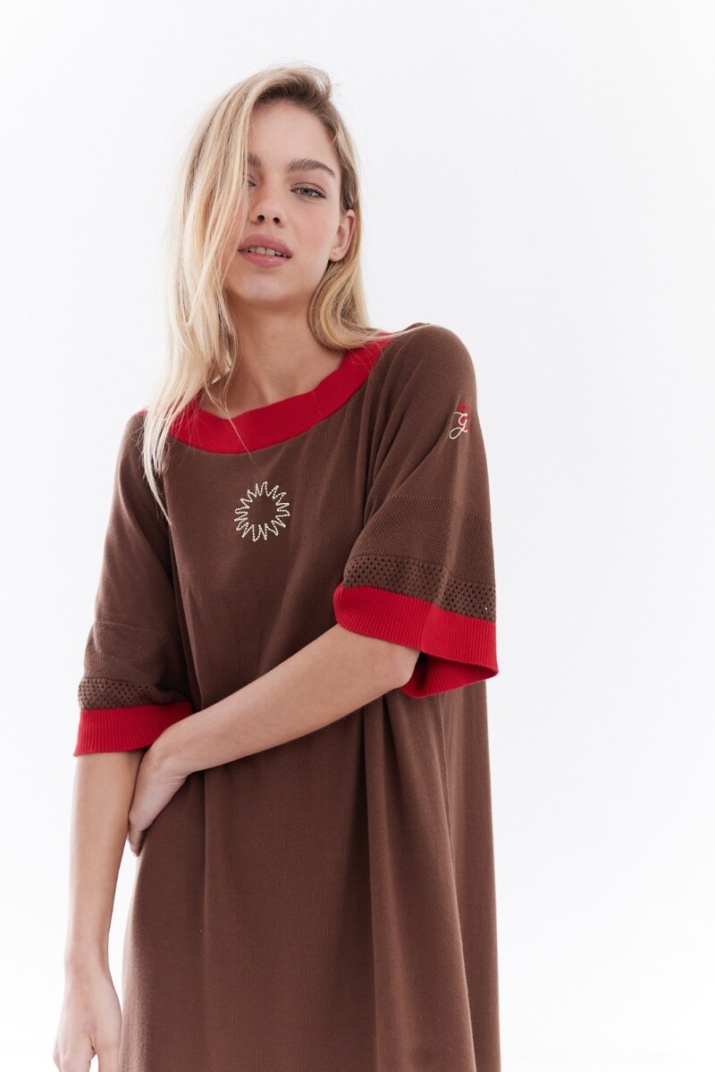 Vestido Noor Marrón