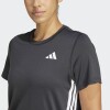 Remera Adidas Train Essentials 3 Rayas Negro