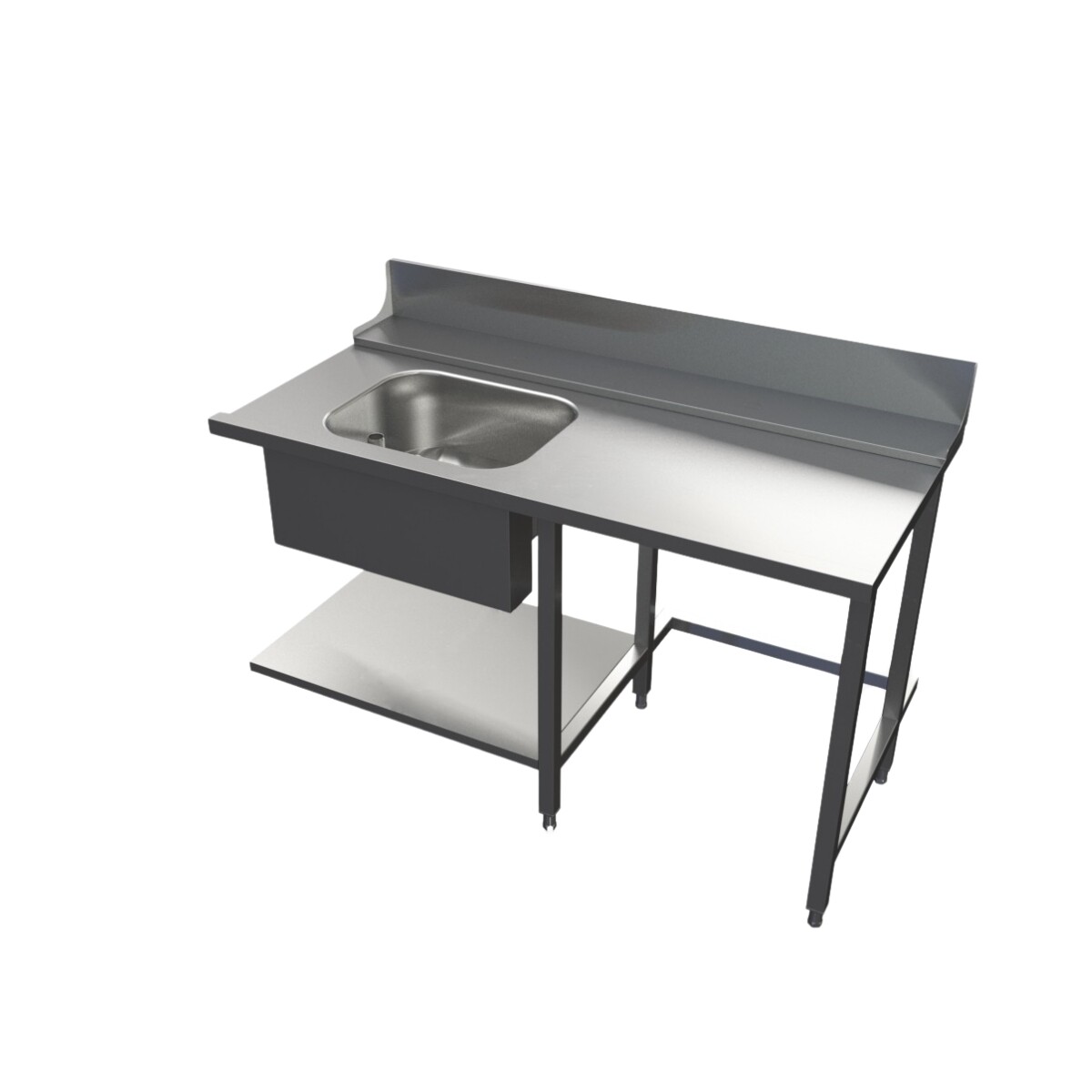 Mesada de Entrada con Pileta 120 x 76 x 85 cm 