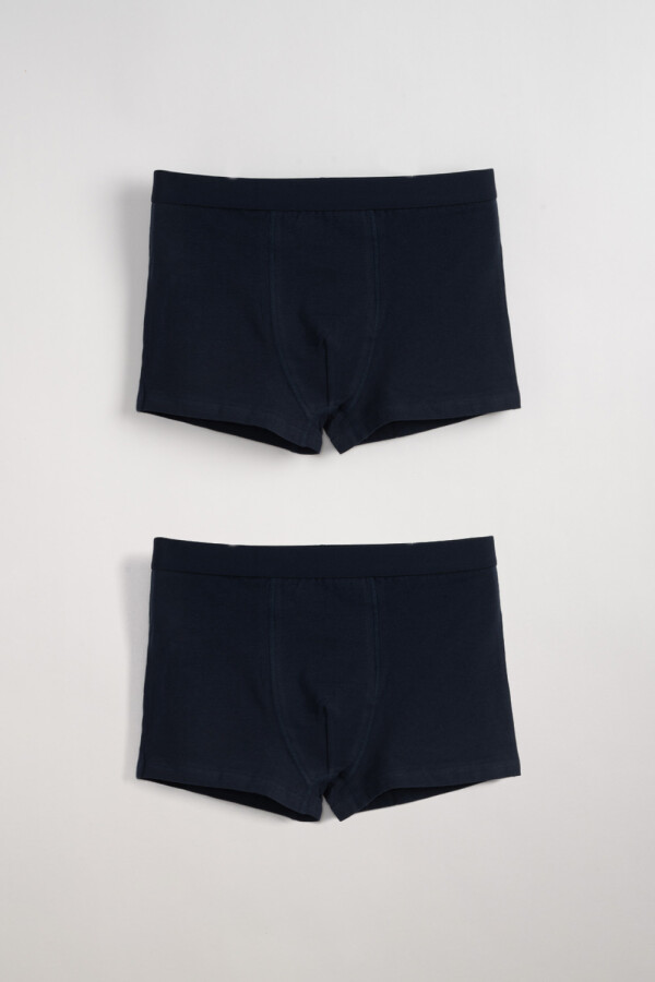 Boxer algodón corto Azul Marino