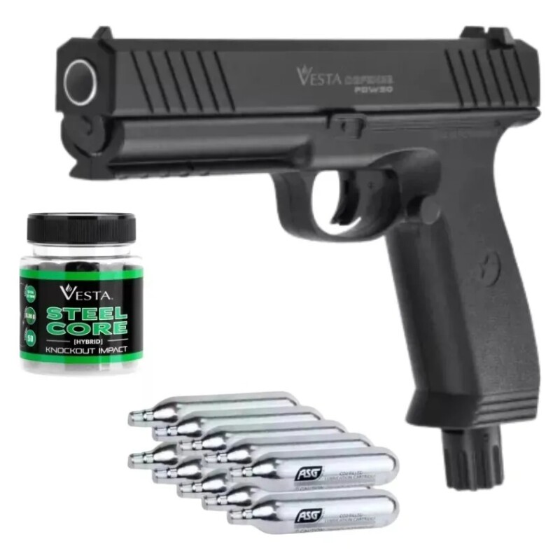 Combo Pistola Traumática T4e Pdw50 Calibre .50 Combo Pistola Traumática T4e Pdw50 Calibre .50