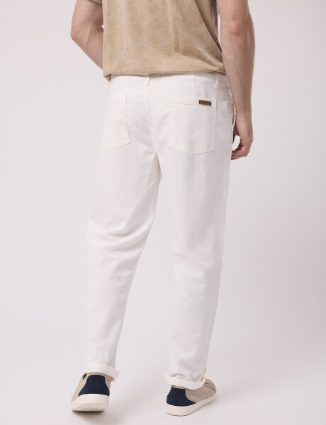 Pantalon lino crudo