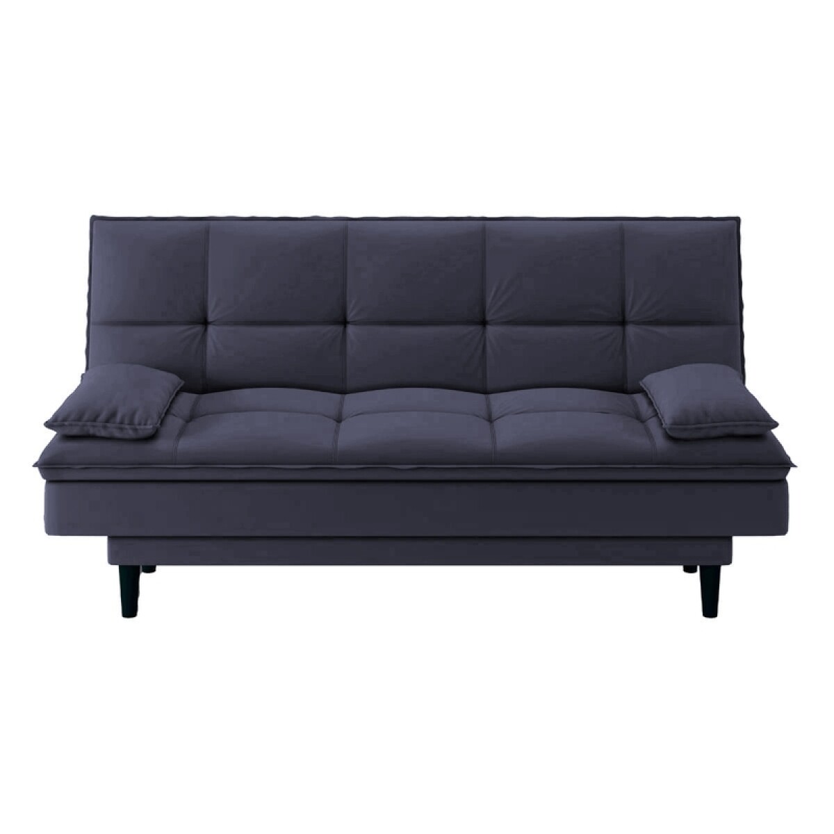 SILLON SOFACAMA LIVERPOOL con asiento reclinable en tela suede con cojines - Gris Titanio 