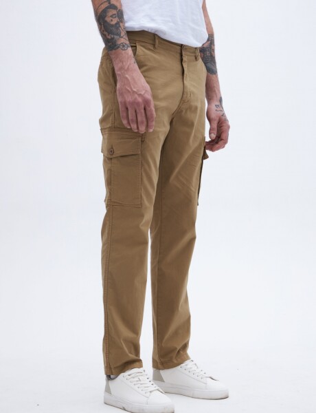 Pantalón cargo Roque Beige