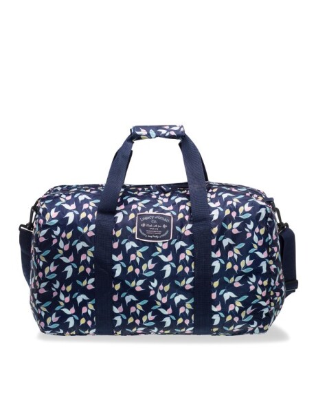 BOLSO PLEGABLE ESTAMPADO Azul