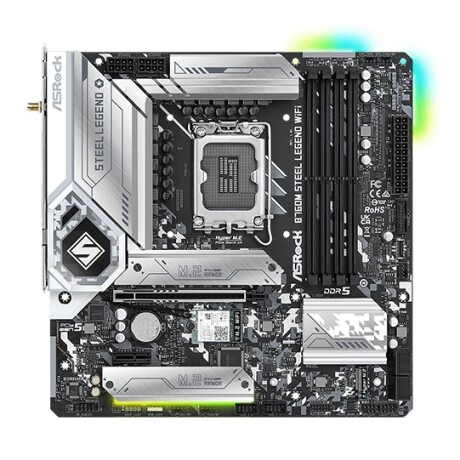 Mother Asrock B760M Steel Legend Lga 1700 Wifi 6 001