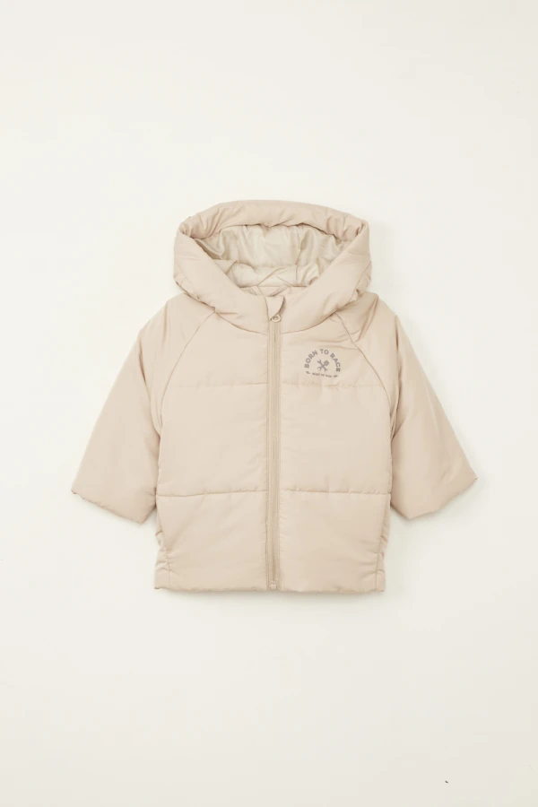 Campera capitoneada Tostado