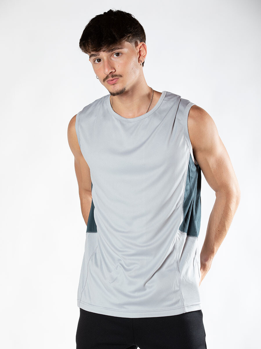 Musculosa Muscle Alive Gris - UnicoFit