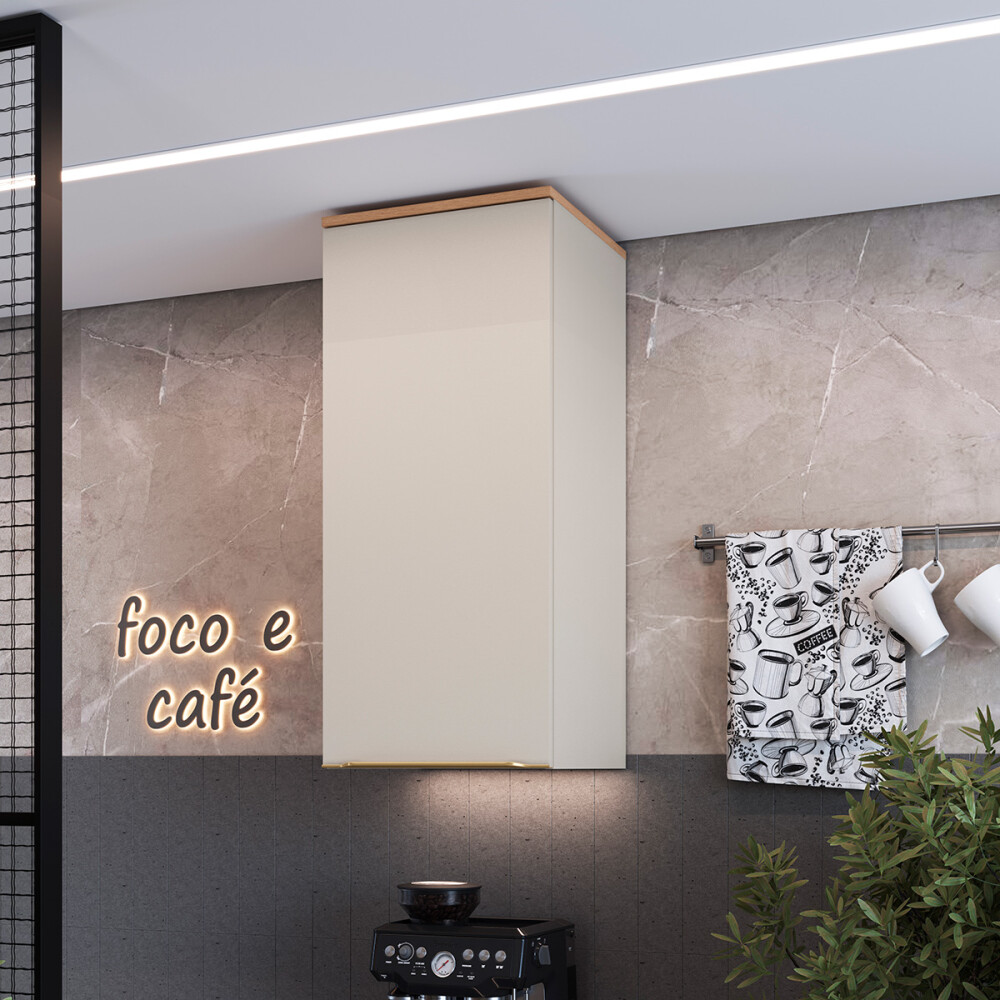 Aéreo Everest 0,40 m con 1 puerta Color: Carvalho/Panna Aéreo Everest 0,40 M Con 1 Puerta Color: Carvalho/panna