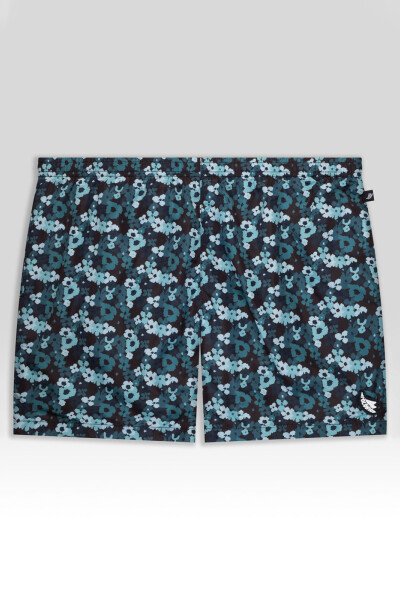 PIXEL FLORAL RUNNER Blue