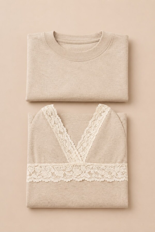 Pack Avelina Beige Melange