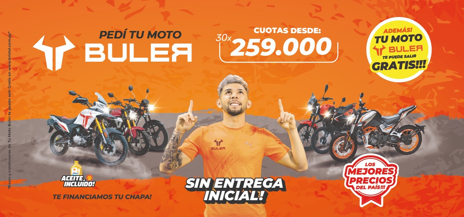 Buler sin entrega inicial