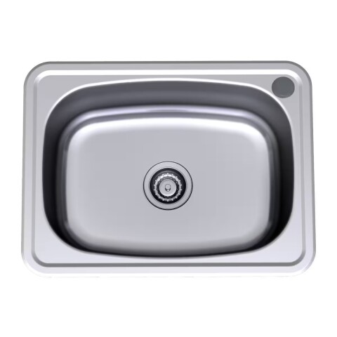 Pileta cocina simple acero inox con Válvula Pileta Cocina Simple Acero Inox Con Válvula