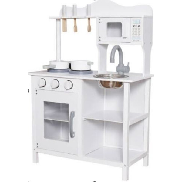 COCINA MADERA INFANTIL COLOR BLANCO C ACCESORIOS COCINA MADERA INFANTIL COLOR BLANCO C ACCESORIOS