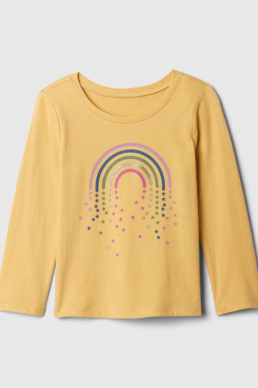 Remera Gráfico Toddler Niña French Almond