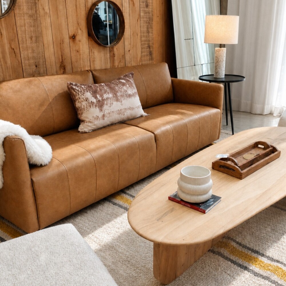 Sofa Zeus cuero, 2.04 m Sofa Zeus cuero, 2.04 m