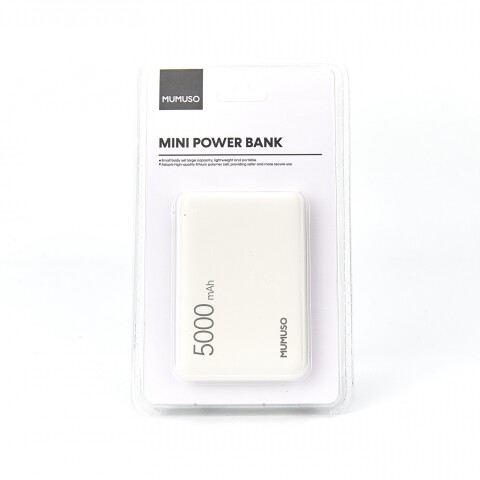 MINI BANCO DE ENERGÍA (5000 MAH/BLANCO) MINI BANCO DE ENERGÍA (5000 MAH/BLANCO)