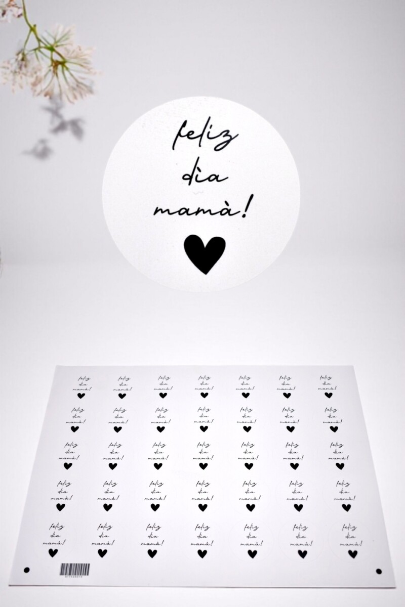 Stickers día de la madre plancha - DISEÑO 3 