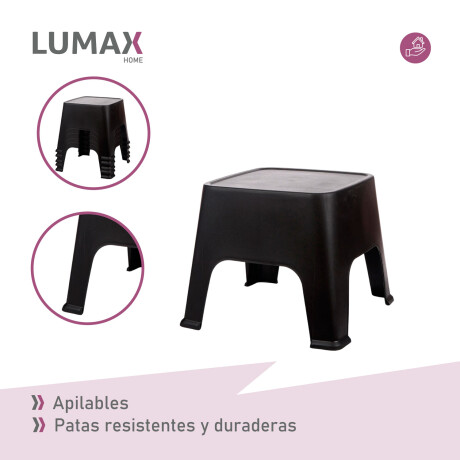 Mesa de exterior Skarpo Banqueta Plastico Sunset Negro