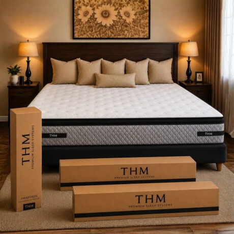 Sommier King HAMPTONS Platinum Smartbox Negro