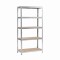 Estanteria Metalica con Estantes en MDF Estantería Metálica Con Estantes en MDF 180x90x40 cm Gris