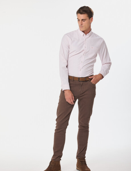 PANTALON 5 BOLSILLOS Marron