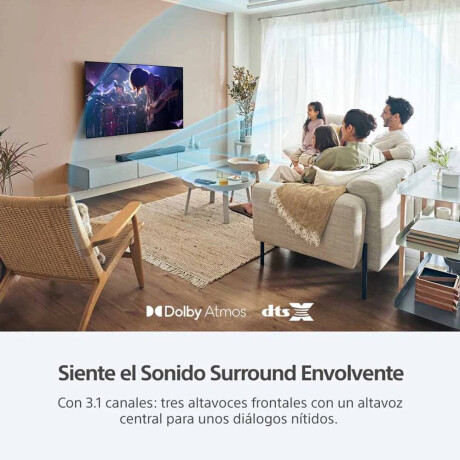 Barra de Sonido Sony 3.1 HT-A3000 Negro