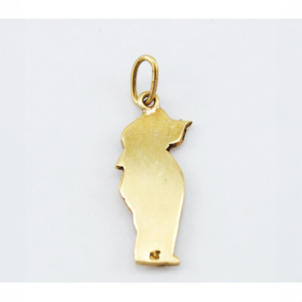 Dije Nene en Oro 18 K Con Nacar Dije Nene en Oro 18 K Con Nacar