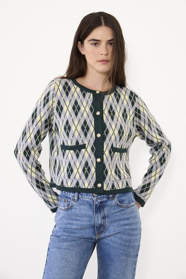 Saco Rombos Renata Verde