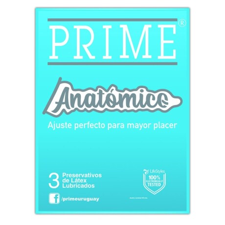 Preservativos Prime Anatómico X3 ¿ Ajuste Cómodo Preservativos Prime Anatómico X3 ¿ Ajuste Cómodo