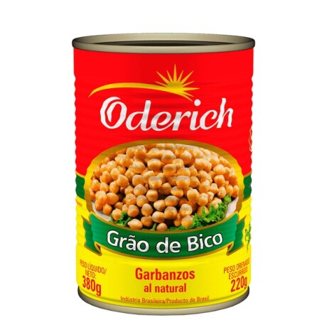 ENLATADO GARBANZOS (GRAO-DE-BICO) ODERICH 380/220GRS ENLATADO GARBANZOS (GRAO-DE-BICO) ODERICH 380/220GRS
