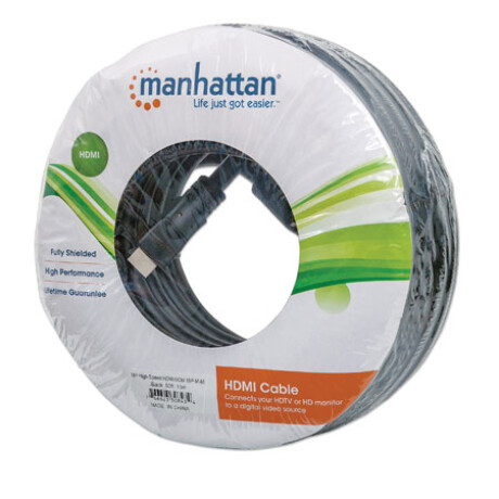 Cable HDMI macho/macho 22 mts Blindado Manhattan 3634