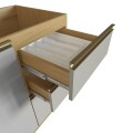 Armario bajo mesada 1.20 mt 2 puertas 3 cajones - Nueva Dubai Armario bajo mesada 1.20 mt 2 puertas 3 cajones - Nueva Dubai
