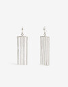 Aros Colgantes Largos Metal Aros Colgantes Largos Tassel - Plateado Rodio
