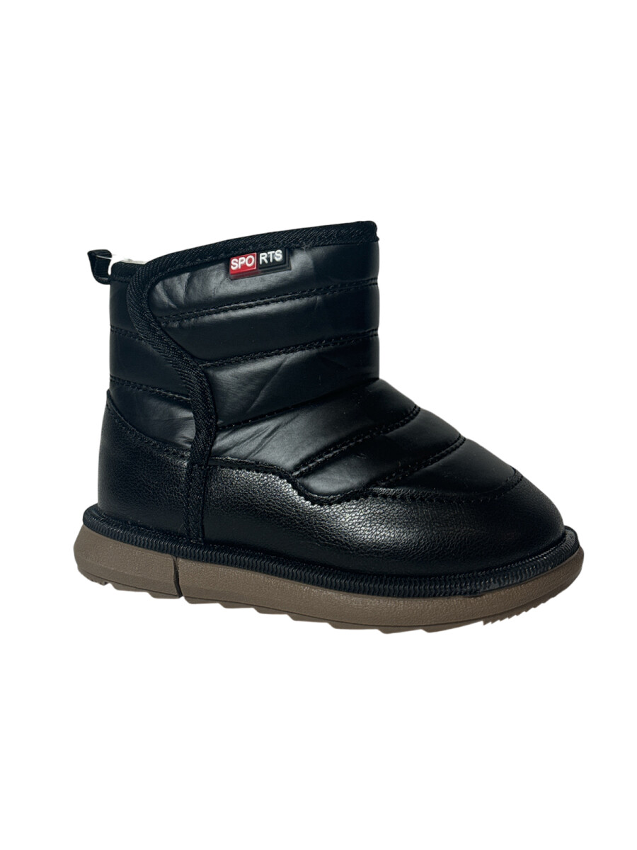 Botas Forradas en Corderito - Negro 