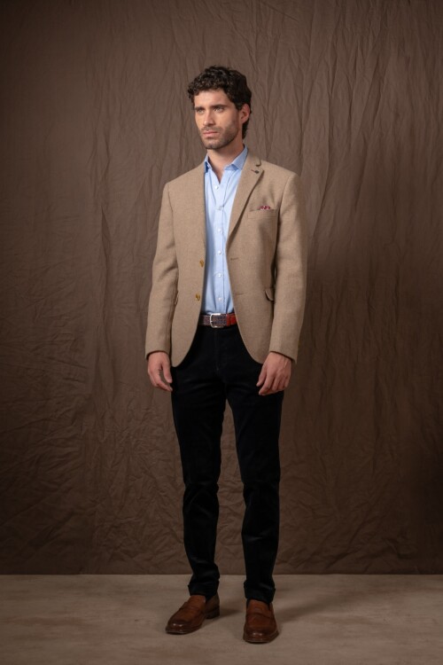 Pantalon Corduroy slim Azul Marino