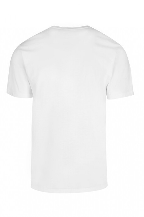 Camiseta a la base peso completo - Talle XXXL Blanco